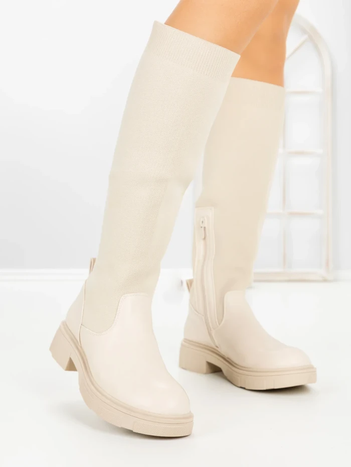 Cizme Dama FB-320 BEIGE | VIVIRICH