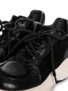 Ghete Dama din piele naturala 10875 BLACK | FRANCO GERARDO