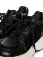 Ghete Dama din piele naturala 10875 BLACK | FRANCO GERARDO