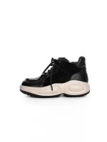 Ghete Dama din piele naturala 10875 BLACK | FRANCO GERARDO