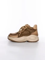 Ghete Dama din piele naturala 10875 KHAKI | FRANCO GERARDO