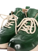 Pantofi Sport Dama din piele naturala 10780 GREEN | ADVANCER