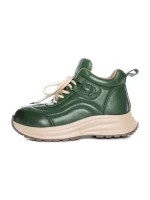 Pantofi Sport Dama din piele naturala 10780 GREEN | ADVANCER
