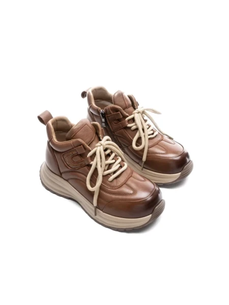 Pantofi Sport Dama din piele naturala 10780 BROWN | ADVANCER
