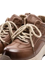 Pantofi Sport Dama din piele naturala 10780 BROWN | ADVANCER