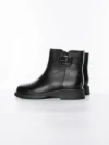 Ghete Dama din piele naturala 8791 BLACK | ADVANCER