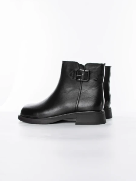 Ghete Dama din piele naturala 8791 BLACK | ADVANCER