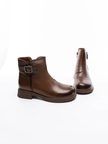 Ghete Dama din piele naturala 8791 BROWN | ADVANCER