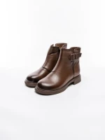 Ghete Dama din piele naturala 8791 BROWN | ADVANCER