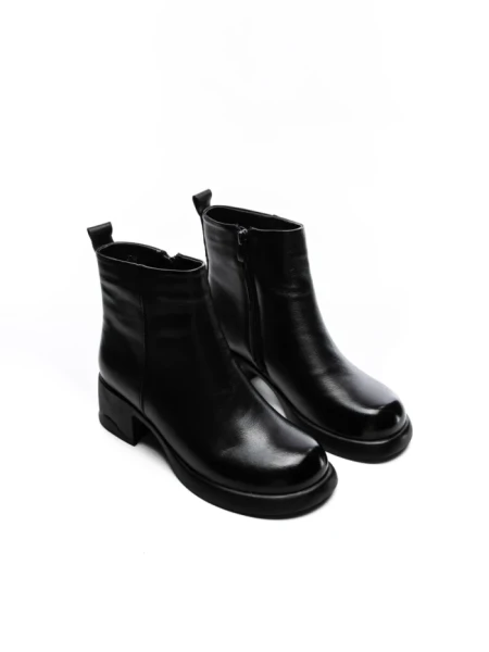 Ghete Dama din piele naturala 3216 BLACK | ADVANCER