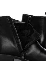 Ghete Dama din piele naturala 3216 BLACK | ADVANCER
