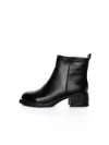 Ghete Dama din piele naturala 3216 BLACK | ADVANCER