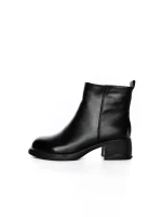 Ghete Dama din piele naturala 3216 BLACK | ADVANCER