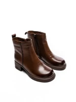 Ghete Dama din piele naturala 3216 BROWN | ADVANCER