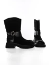 Ghete Dama din piele naturala 5150-2 BLACK | ADVANCER