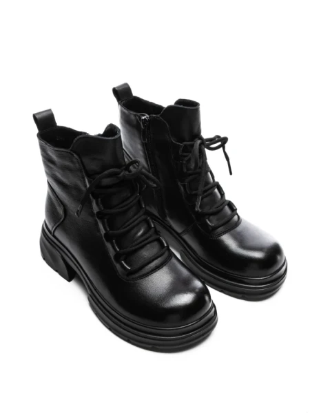 Ghete Dama din piele naturala 8696 BLACK | ADVANCER