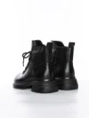 Ghete Dama din piele naturala 8696 BLACK | ADVANCER