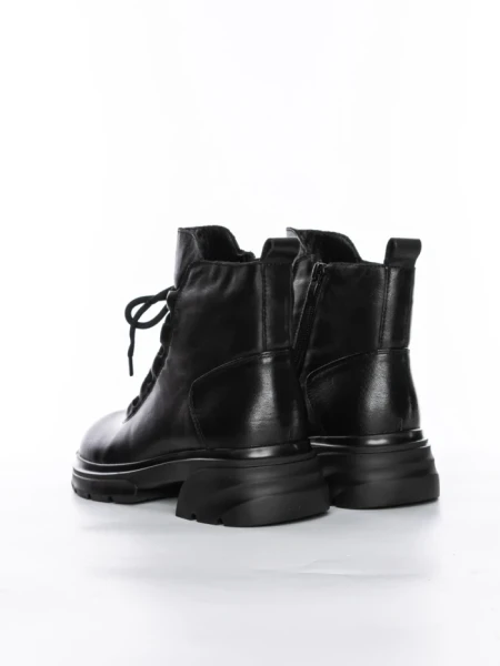 Ghete Dama din piele naturala 8696 BLACK | ADVANCER