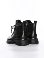 Ghete Dama din piele naturala 8696 BLACK | ADVANCER