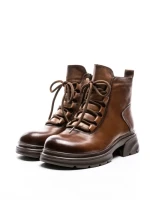 Ghete Dama din piele naturala 8696 BROWN | ADVANCER