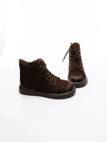 Ghete Dama din piele naturala 16192 BROWN | ADVANCER
