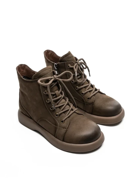Ghete Dama din piele naturala 16192 KHAKI | ADVANCER