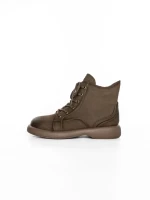 Ghete Dama din piele naturala 16192 KHAKI | ADVANCER