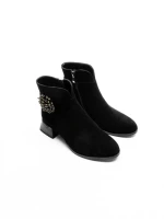 Ghete Dama din piele naturala K192-259R BLACK | ADVANCER