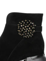 Ghete Dama din piele naturala K192-259R BLACK | ADVANCER