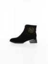 Ghete Dama din piele naturala K192-259R BLACK | ADVANCER