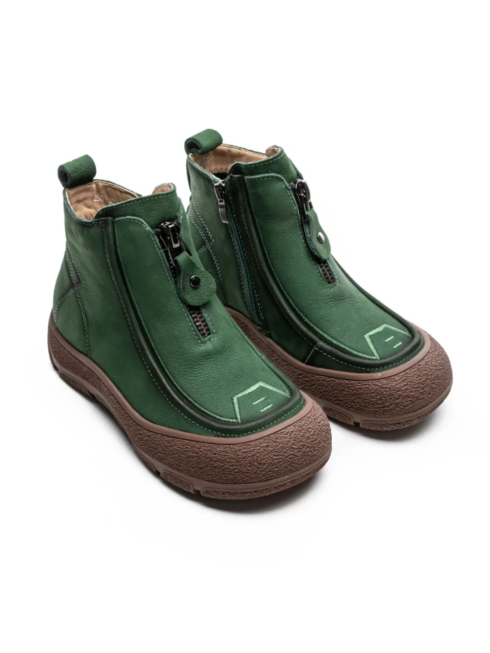 Ghete Dama din piele naturala 259 GREEN | ADVANCER