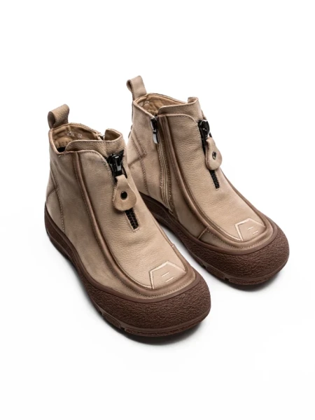 Ghete Dama din piele naturala 259 BEIGE | ADVANCER