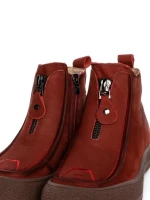 Ghete Dama din piele naturala 259 RED | ADVANCER