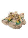 Pantofi Sport Dama din piele naturala HY6322 GREEN-YELLOW | ADVANCER