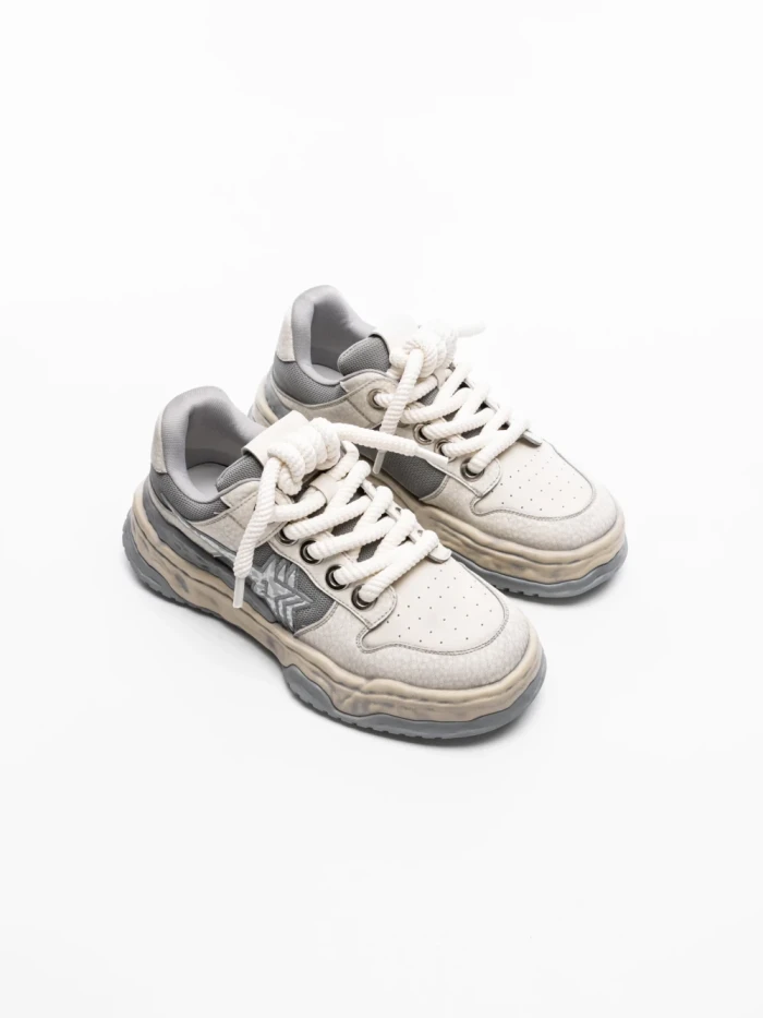 Pantofi Sport Barbati din piele naturala 8132 GREY | FRANCO GERARDO