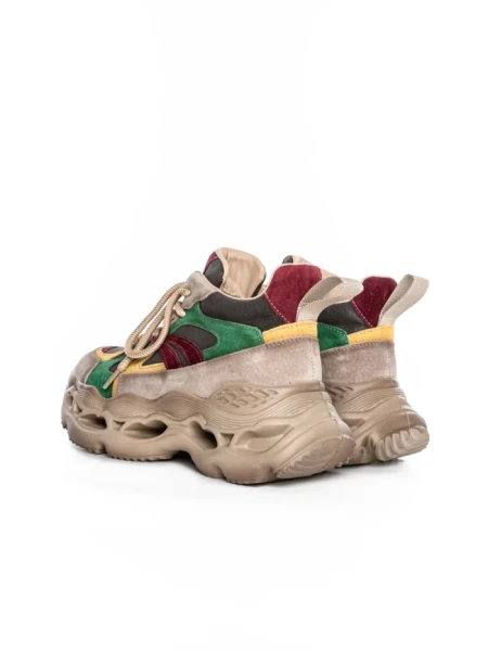 Pantofi Sport Dama din piele naturala HY6398 BROWN-WINE | ADVANCER