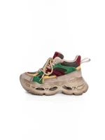 Pantofi Sport Dama din piele naturala HY6398 BROWN-WINE | ADVANCER