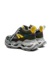 Pantofi Sport Dama din piele naturala HY6398 DARK GREEN-YELLOW | ADVANCER