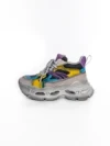 Pantofi Sport Dama din piele naturala HY6398 DARK GREY-PURPLE | ADVANCER