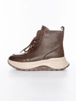 Ghete Dama din piele naturala 7150 COFFEE | ADVANCER