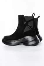 Ghete Dama din piele naturala 23-2643-3 BLACK | ADVANCER