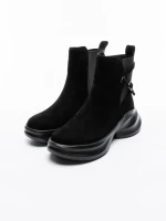 Ghete Dama din piele naturala 23-2643-3 BLACK | ADVANCER