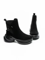 Ghete Dama din piele naturala 23-2643-3 BLACK | ADVANCER