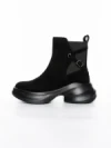 Ghete Dama din piele naturala 23-2643-3 BLACK | ADVANCER