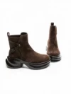 Ghete Dama din piele naturala 23-2643-3 COFFEE | ADVANCER