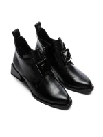 Ghete Dama din piele naturala 23-1987-1 BLACK | ADVANCER