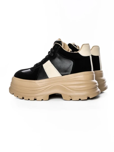 Ghete Dama cu Platforma 1150 BLACK | ADVANCER