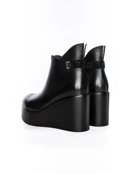 Ghete Dama cu Platforma K151-263 BLACK | ADVANCER