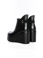 Ghete Dama cu Platforma K151-263 BLACK | ADVANCER