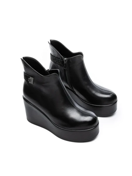 Ghete Dama cu Platforma K151-263 BLACK | ADVANCER